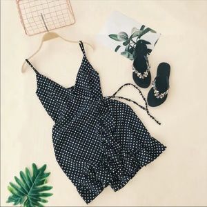 Polka Dot Wrap Dress